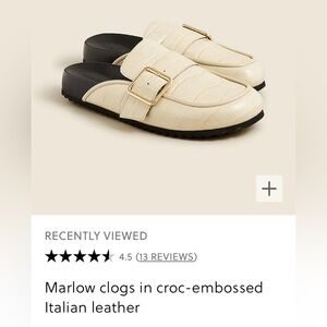 JCrew Marlow slides in butter brand new SOLD AS IS brand new